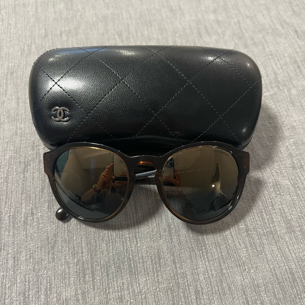 Chanel Tortoise Sunglasses 5359